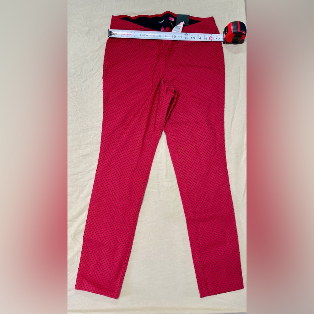 Torrid Red Black Polka Dot Ankle Leggings Plus Size 1 Women